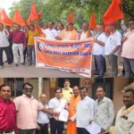 Bhilai BMS Workers Laid off Protest Over Wage Agreement Arrears Housing Medical Incentives