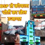 Bhilai Steel Plant Police Seized Stolen coal at Khursipar Gate
