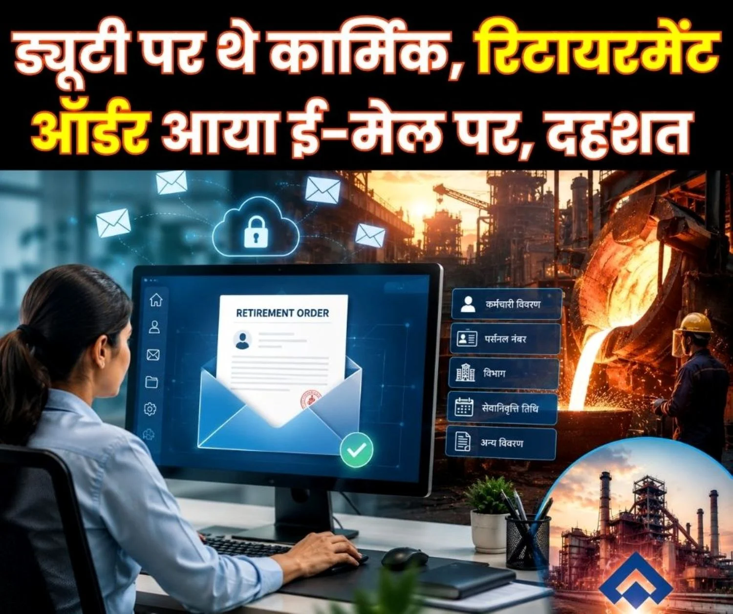 Retirement Orders issued to all Oofficers and Employees VR-CR Feared SAIL BSL Clarifies 1