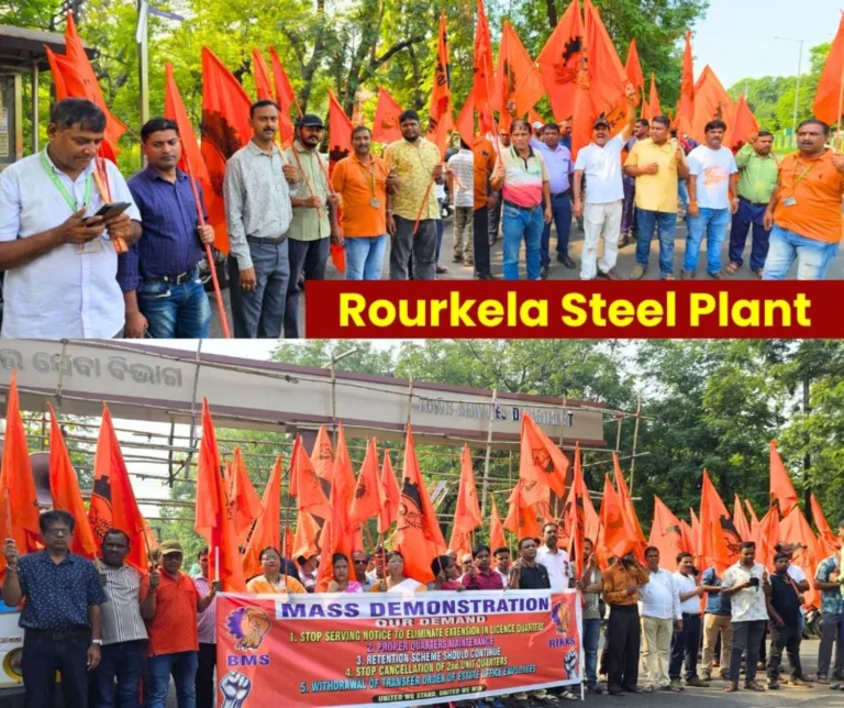 Rourkela Steel Plant Employees Lose Patience RIKKS Protests