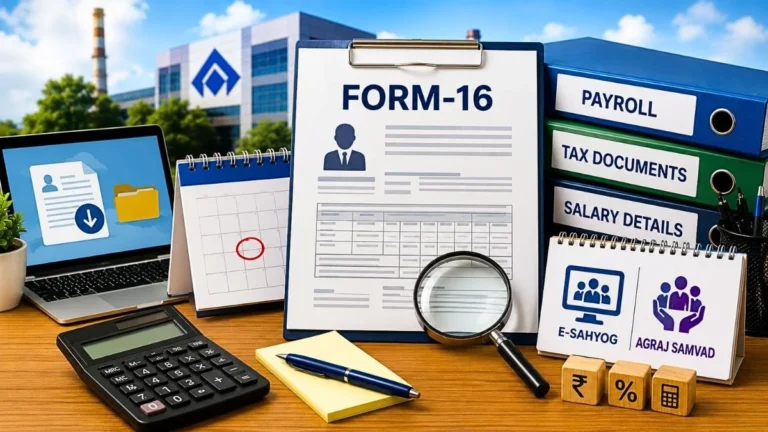 SAIL BSP has issued Form-16 Preparations for Filing Income Tax Returns have Begun Available via e-Sahyog and Agraj Samvad