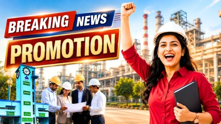 SAIL Bhilai Steel Plant Promotions 2026 First Promotion List for 109 BSP Officers Released 65 Senior Managers Promoted to AGM 3