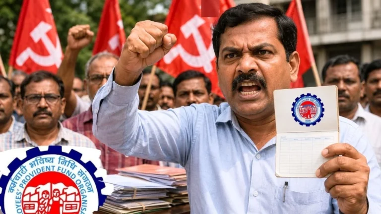 Attempt to Mask Anti-Employee Decisions by Offering nterest on EPF CITU to Launch a Protest