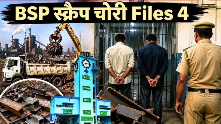 BSP Scrap Chori Files 4 Police Arrest GM Himanshu Malik and Employee Manoj Based on Technical Evidence