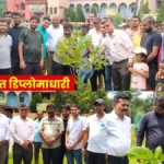 Bokaro Ispat Diplomadhari Kamgar Union Message of Greenery in Sector 6 ED Plants Saplings