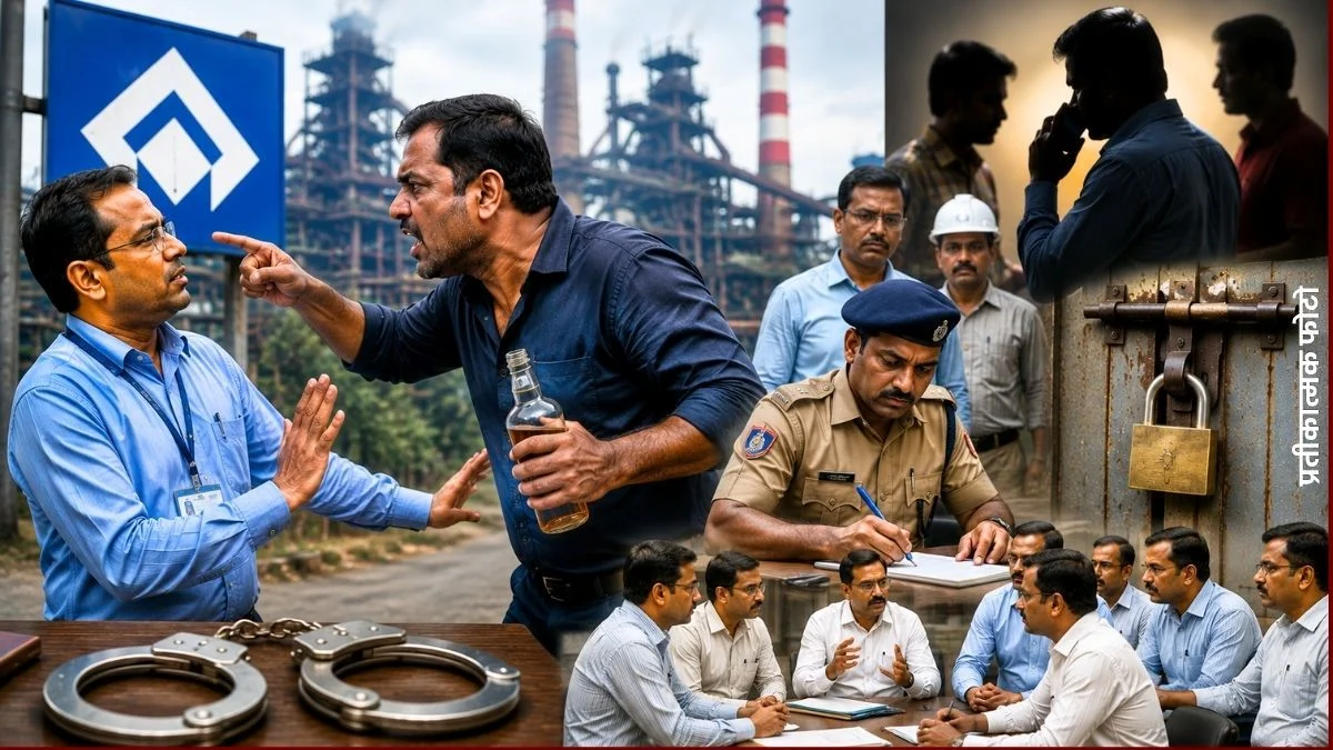 Demand for Strict Action Against the Contractor who Assaulted a Bokaro Steel Plant Officer 1