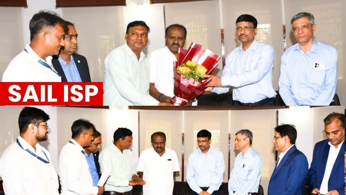 SAIL ISP Officers Association Meets Steel Minister Regarding PRP EPS 95 NPS Contributions Demands Direct Air Service to Raipur