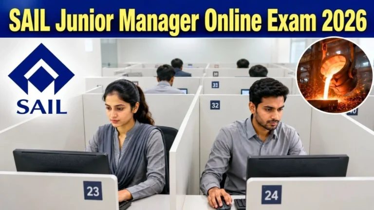 SAIL Junior Manager Promotion Online Exam 2026 JM Exam on July 5 Do Not Ignore These Important Guidelines