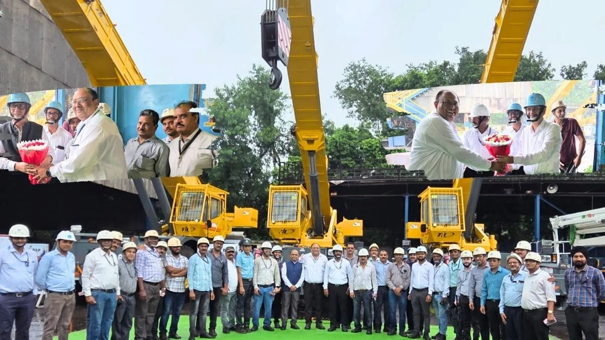 BSP Plant Garage Receives new RT Crane man-lifter, and Passenger Van inaugurated by the DIC