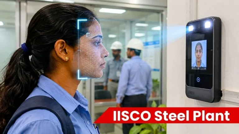 IISCO Steel Plant Salaries Linked to Face-Recognition Biometric Attendance