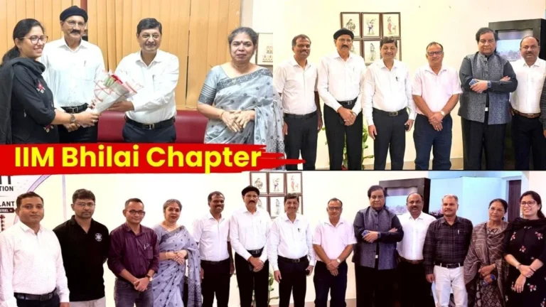 Rakesh Kumar ED (Works) at BSP is the Honorary Chairman of the IIM Bhilai Chapter