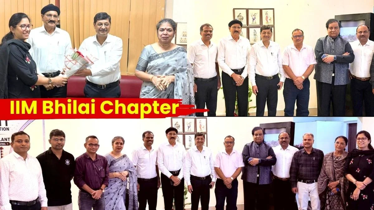Rakesh Kumar ED (Works) at BSP is the Honorary Chairman of the IIM Bhilai Chapter