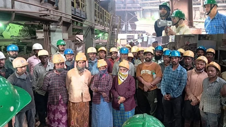 SAIL Bhilai Steel Plant A single slogan echoed at Blast Furnace 7 saving lives, from home to the plant