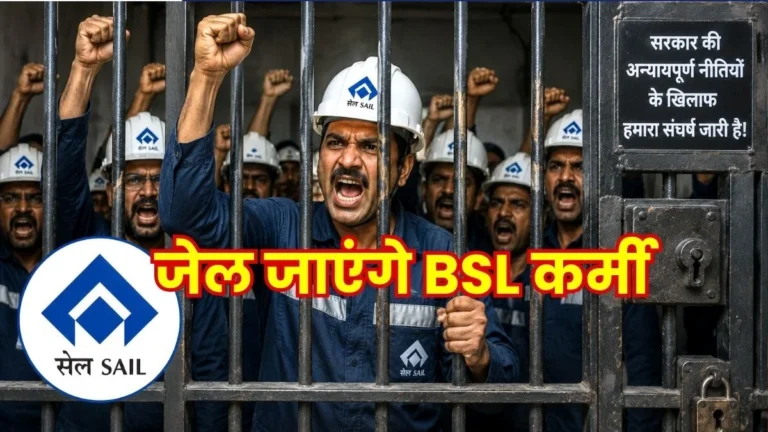SAIL Bokaro Steel Plant Employees to Launch Jail Bharo Agitation Against Modi Governments Policies on the 10th