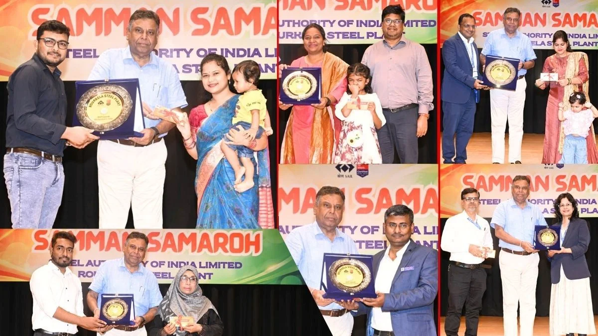 SAIL RSP Six employees receive RSP Gaurav award three winners each in the workman and executive categories
