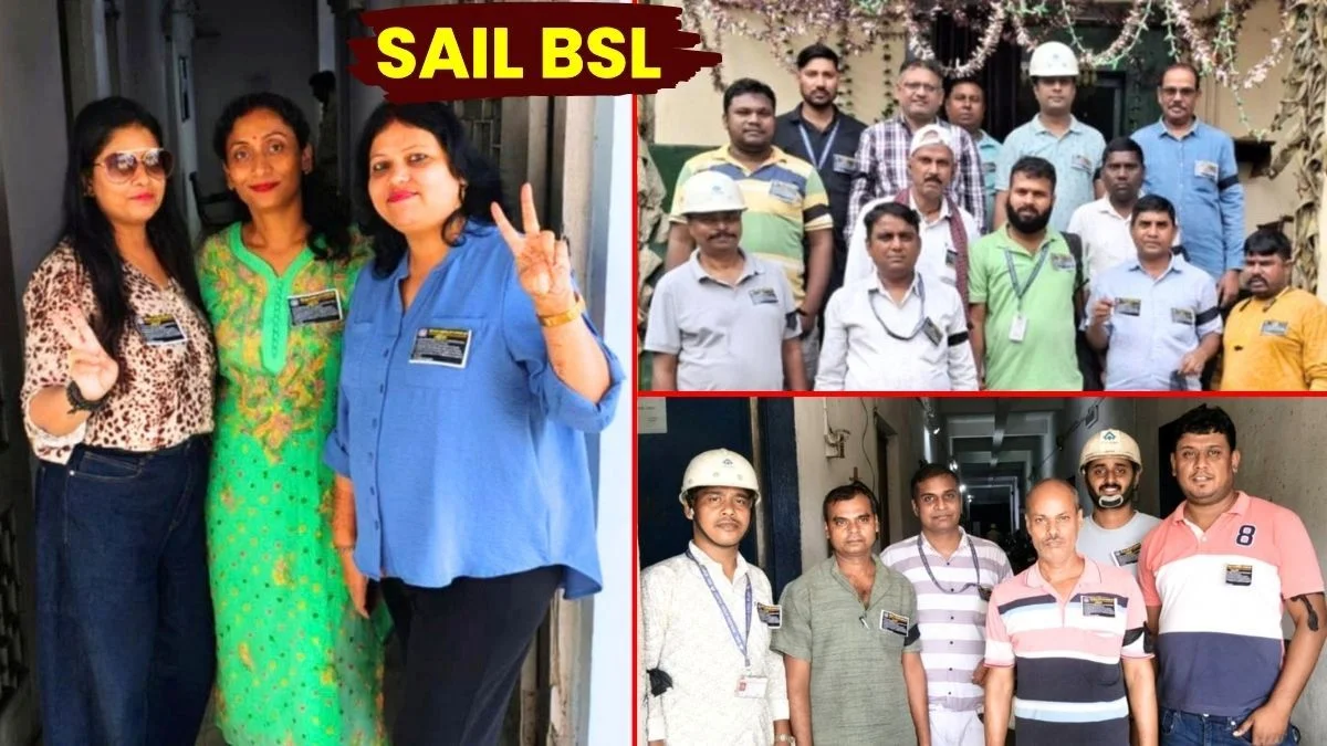 Agitation by Bokaro Steel Plant employees begins black badges worn under the leadership of BAKS.
