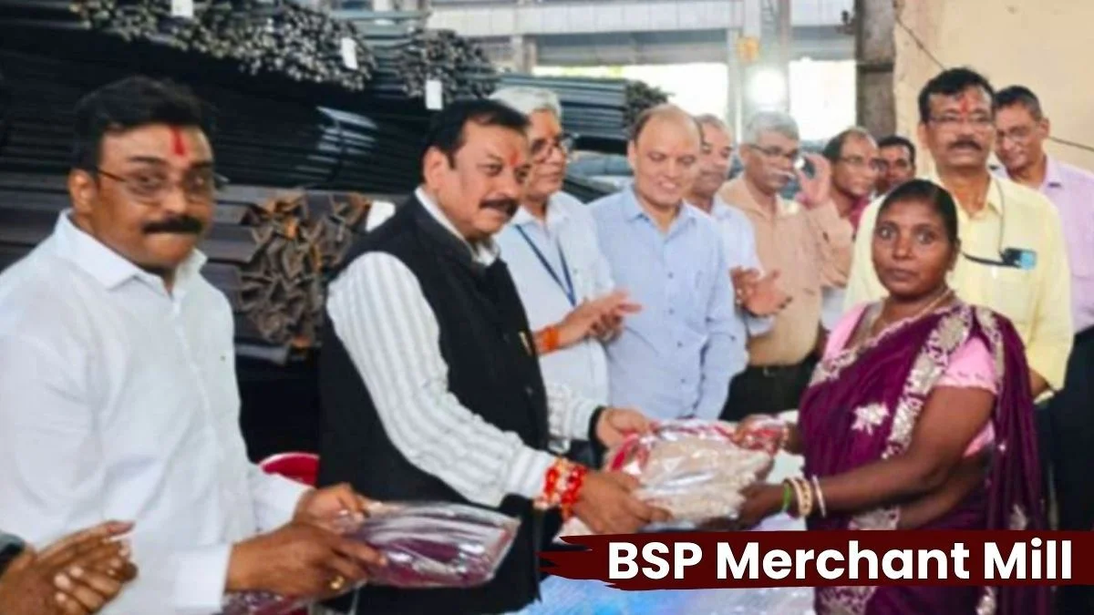 BSP Merchant Mill Female contract workers received sarees while male workers received T-shirts