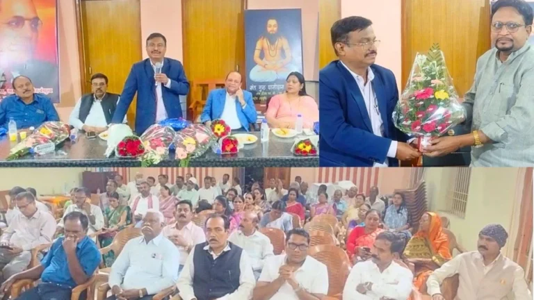 Dr Ambedkar Statue Management Committee Over 40 social organizations gathered at the felicitation ceremony