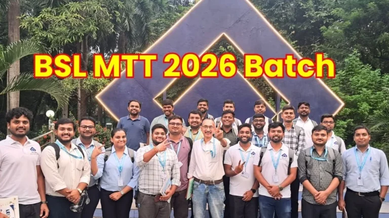 MTT 2026 Batch New Officers at Bokaro Steel Plant Receive key insights Read