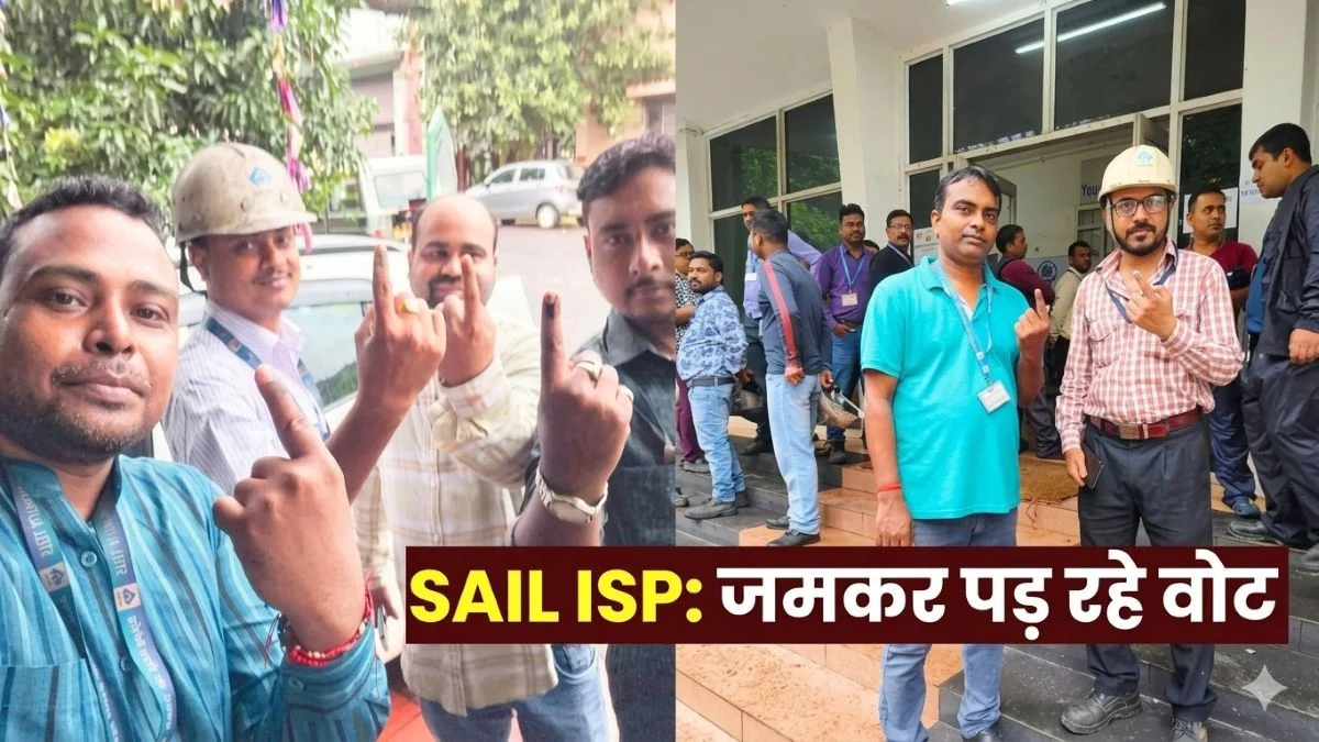 SAIL ISP Union Election Voter Turnout by 1 PM Results Expected Tonight