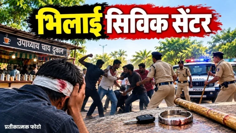 Bhilai Civic Center Two Groups of Youths Clash Near a Tea Stall Three Injured