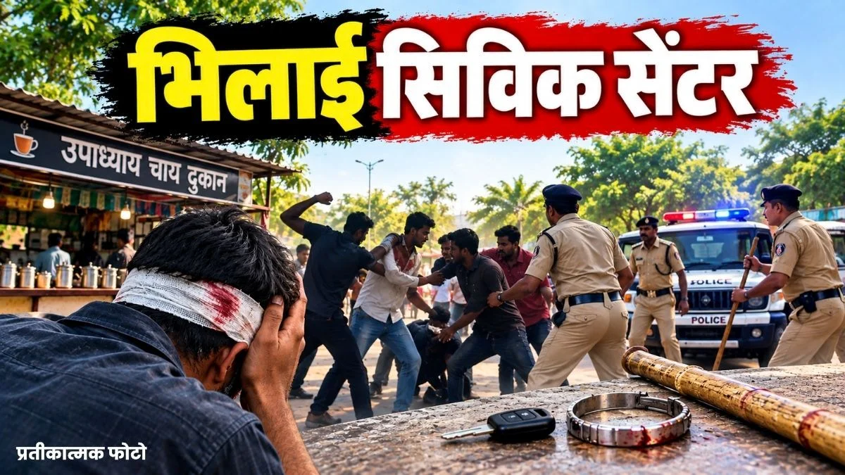 Bhilai Civic Center Two Groups of Youths Clash Near a Tea Stall Three Injured