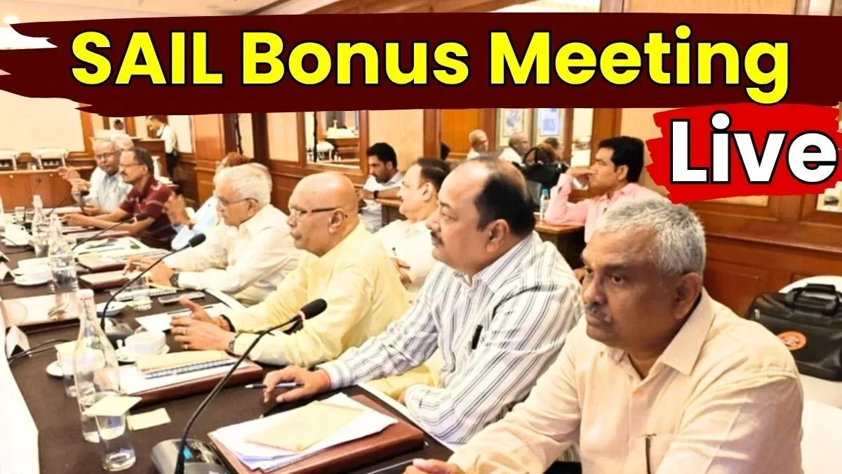 SAIL Bonus Meeting 2026 Live Management rejects demand for a 40,500 bonus Director Personnel is in discussions with CMD Dr Ashok Panda